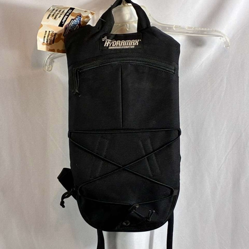 HydraMax Hydration Backpack Black Tactical Hiking Cycling Gorpcore NWT Outdoorsy